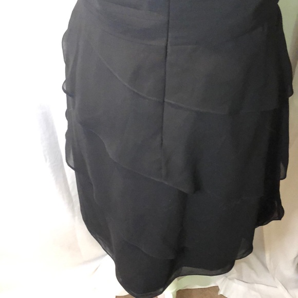 Bill Levkoff Layered Chiffon Bridesmaid Dress - Picture 9 of 13